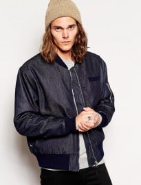 Cheap Monday Denim Bomber Jacket