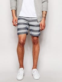 Minimum Short With Horizontal Stripe