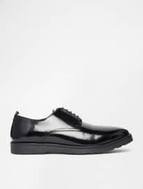Asos Derby Shoes In Leather