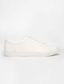 Asos Lace Up Trainers In White
