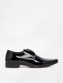 Asos Derby Shoes In Leather
