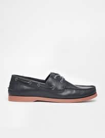 Asos Boat Shoes In Leather