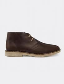 Asos Desert Boots In Leather