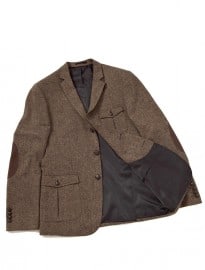 Asos Slim Fit Blazer In Donegal