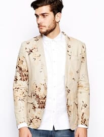 Selected Blazer With Floral Print