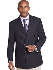 Luxury Sartorial Pure Wool Double Breasted Blazer