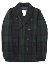 Ben Sherman Blackwatch Check Peacoat