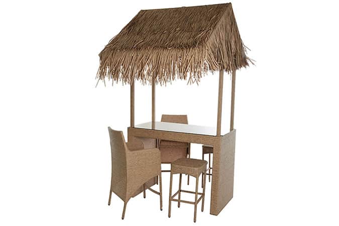 John Lewis Wicker Rattan Tiki Bar