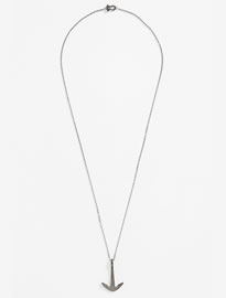 Miansai Noir Anchor Pendant Necklace