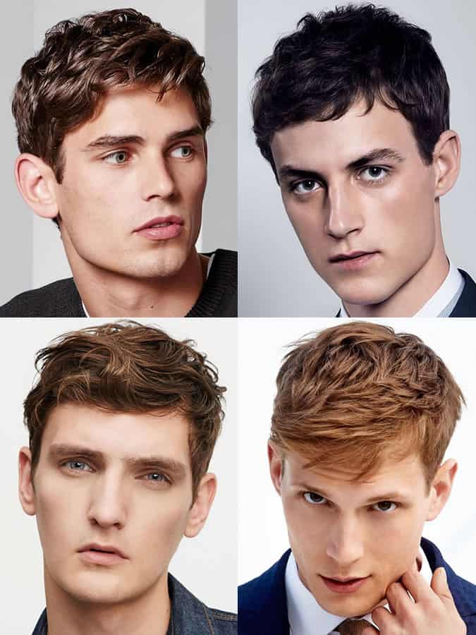 Men's hairstyles/haircuts for Oblong/Rectangle Face Shapes