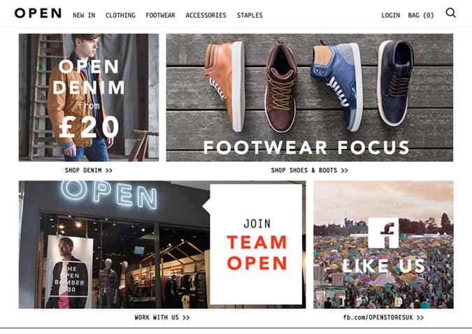 Open Menswear Launches Online