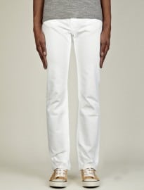 Orjan Andersson White Unisex Jeans