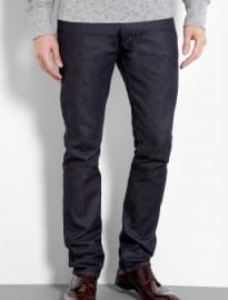 Acne Navy Max New Raw Slim Jeans