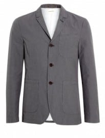 Universal Works Grey Houndstooth Cotton Drayton Blazer