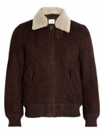 Hartford Chocolate Suede Jimmy Bomber