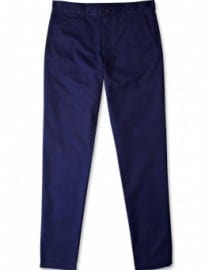 Oliver Spencer Tennyson Navy Cotton Worker Tapered Chinos