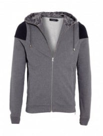 Passarella Death Squad X Boxfresh Charcoal Shoulder Detail Haliprya Hoodie