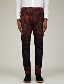 Paul Smith Men?s Rose Print Trousers