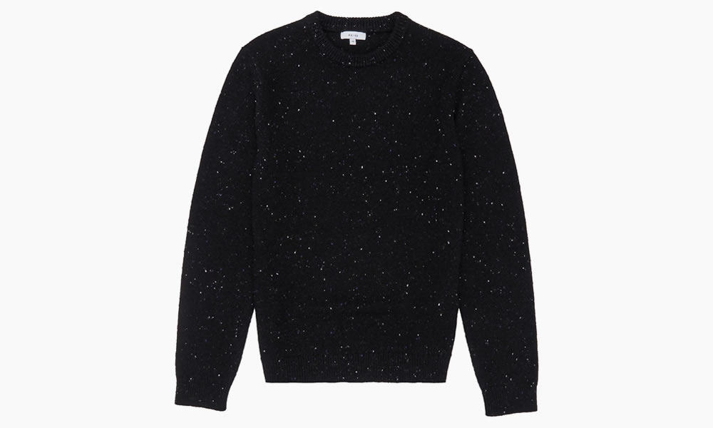 Reiss Snowy Flecked Crew Neck Jumper