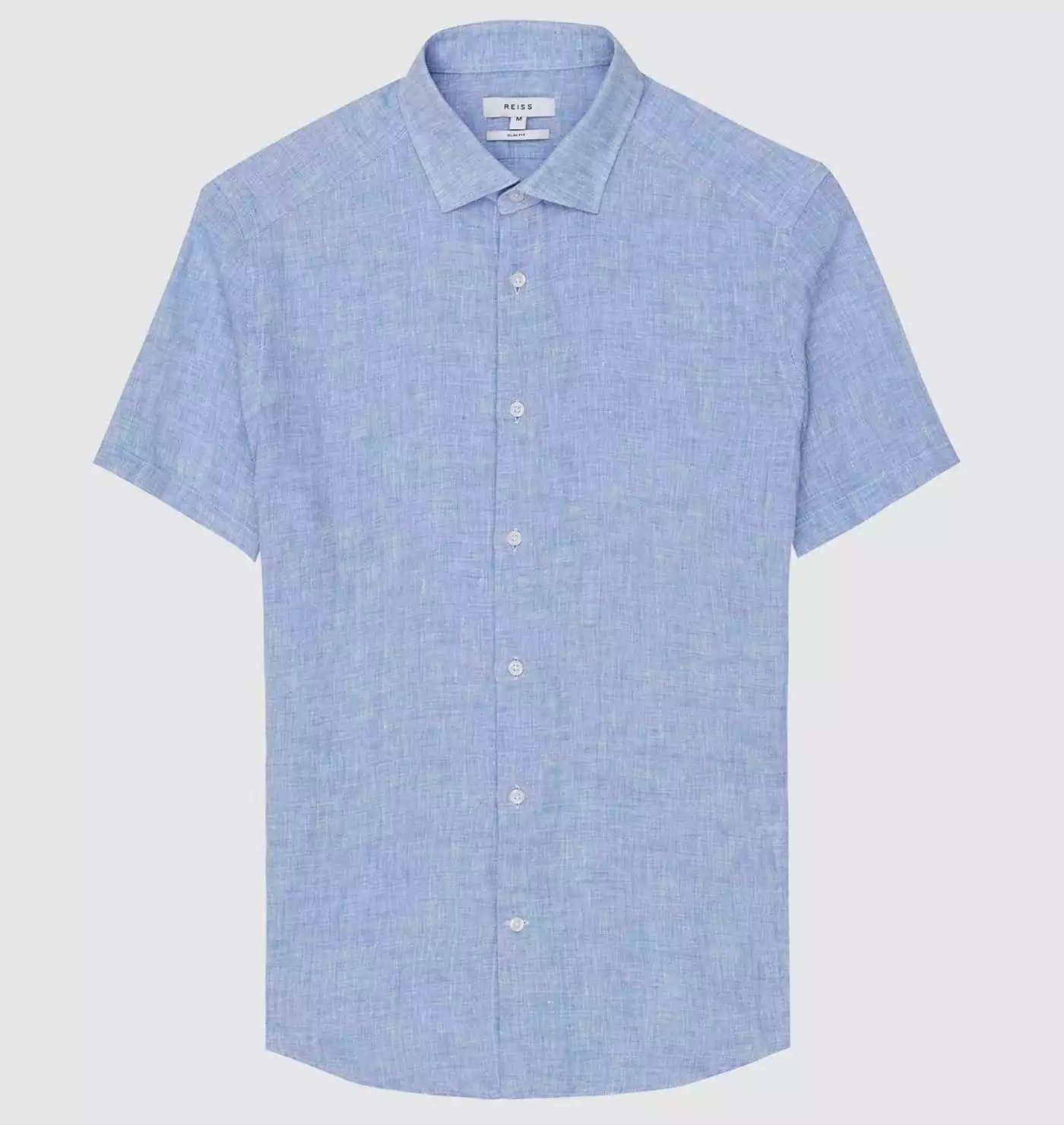 Camisa Slim Fit Reiss Holiday Linen