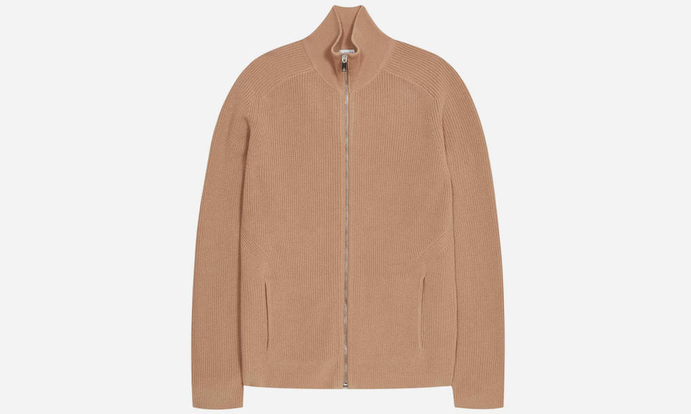 Toby Zip Through Camel