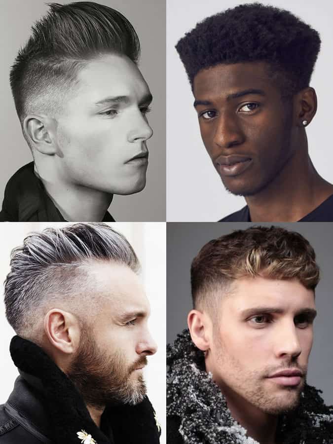 Men's hairstyles/haircuts for Round Face Shapes