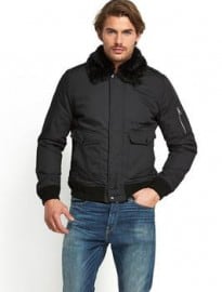 Schott Air Fur Collar Mens Jacket