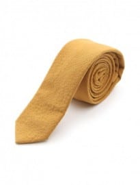 Carven Seersucker Sulphur Yellow Tie
