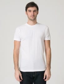 American Apparel Sheer Jersey Short Sleeve Summer T-shirt