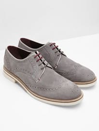 Ted Baker Archerr Suede Wingtip Derby Brogues