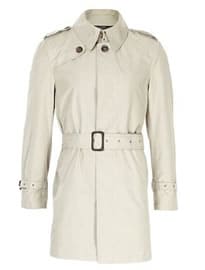 Autograph Cotton Rich Trench Coat With Stormwear