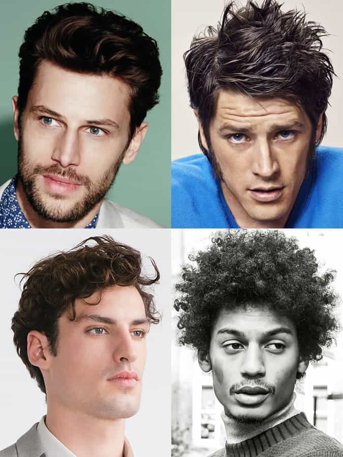 Men's hairstyles/haircuts for Triangle Face Shapes