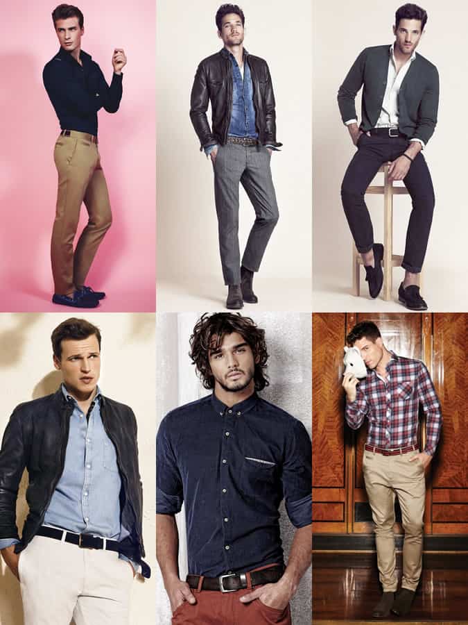 Men's Casual Shirts and Tucked-in Shirts Lookbook