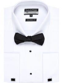 Tuxedo Tailored Fit Shirt And Bow Tie Set