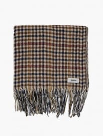 Undercover Beige Check Scarf