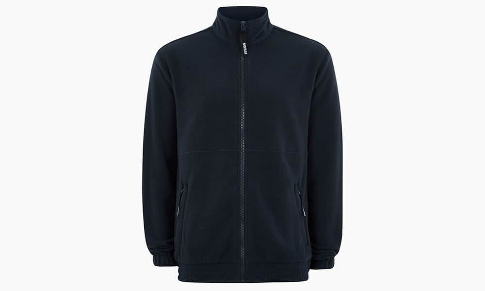 VISION STREET WEAR Navy Fleece Track Top