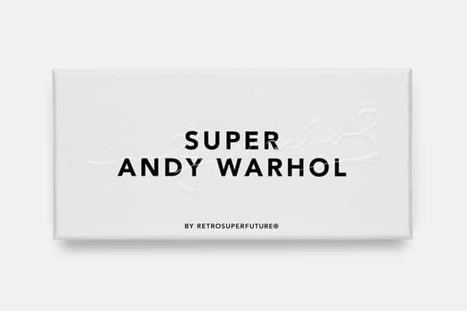 RETROSUPERFUTURE Andy Warhol Eyewear Range