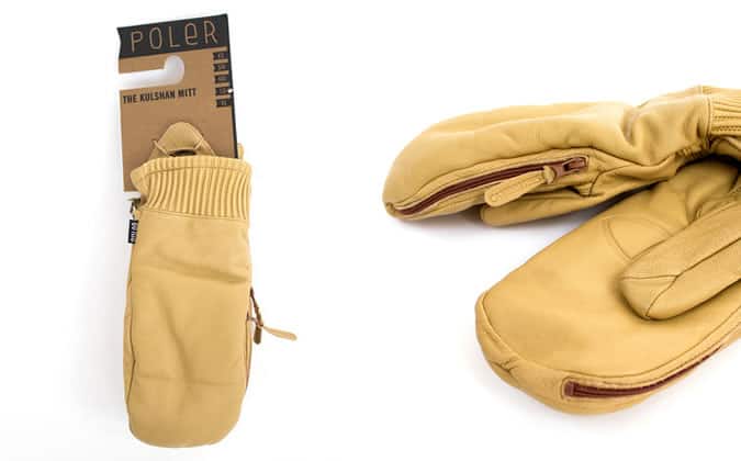 Poler Stuff Leather Kulshan Mitts