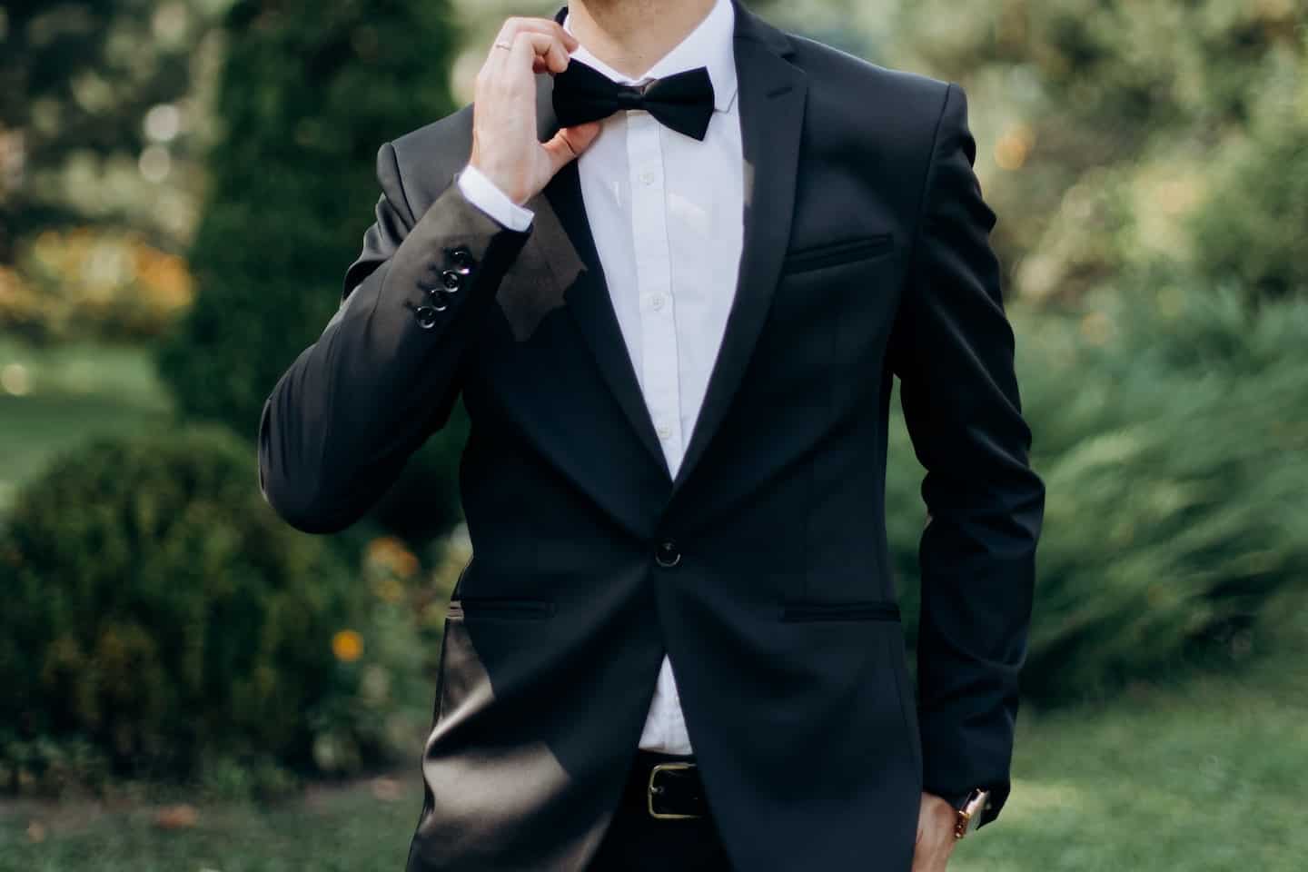 man wearing a tuxedo