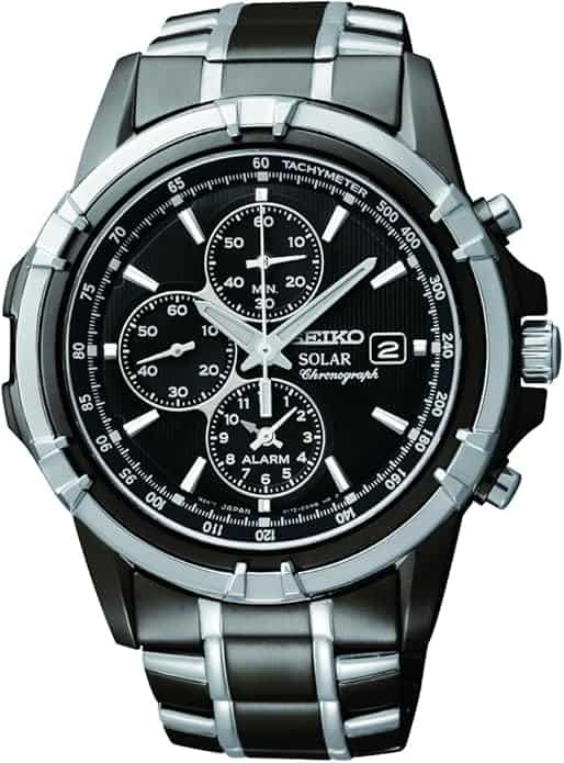 Seiko SSC141 Blue Dial with Solar Chronograph