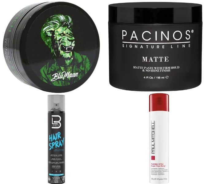 styling products for a modern faux hawk hairstyle