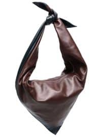 LEMAIRE Bandana leather shoulder bag