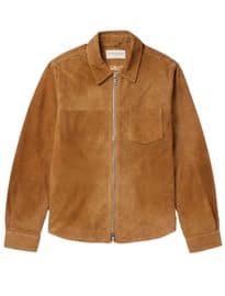 OFFICINE GÉNÉRALE Suede Overshirt