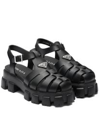 PRADA Monolith Rubber Chunky-Sole Fisherman Sandals