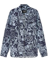Versace Barocco Stencil blouson jacket