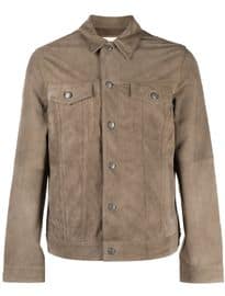 Zadig&Voltaire button-fastening suede jacket