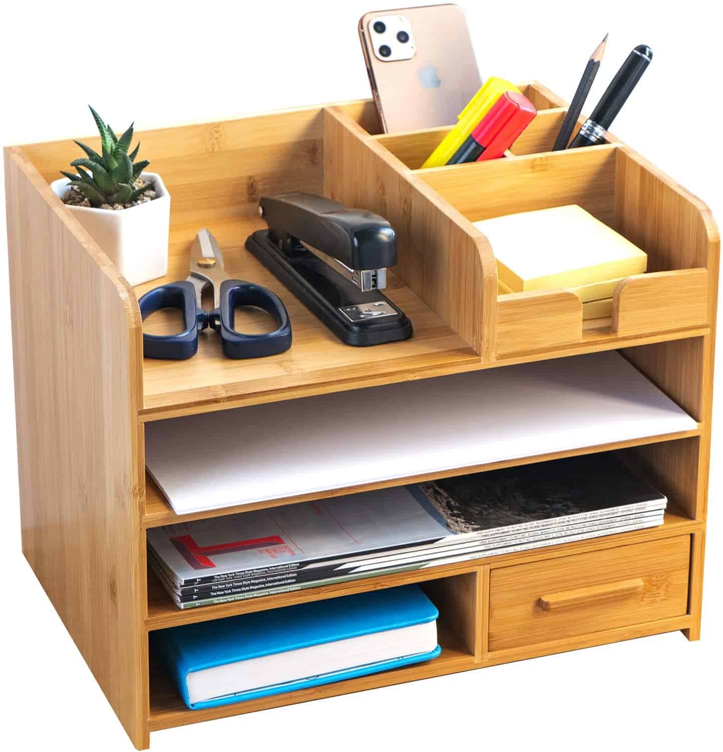 Bamboo Desk Organiser, Gift Ideas for your Boss