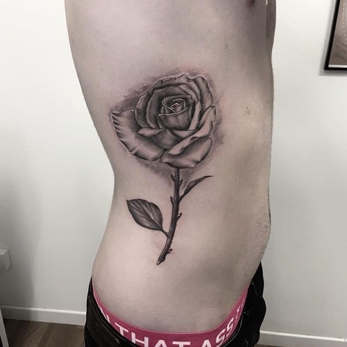 rose stem name tattoo for menTikTok Search