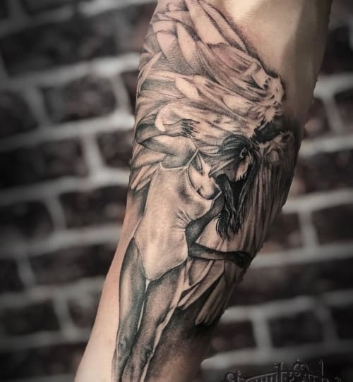 Sexy Angel Tattoo