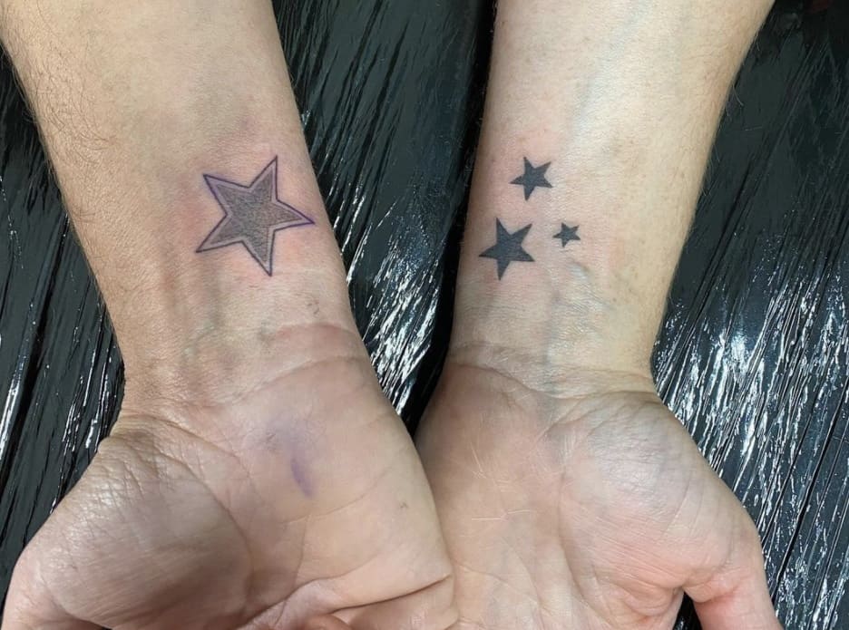 Star Tattoo on Wrist 